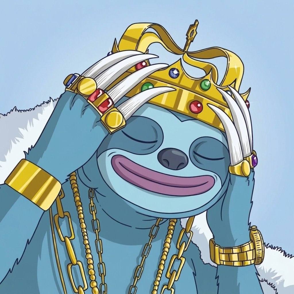 NYXOR wearing a gold crown and chains